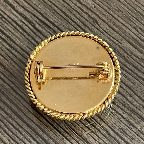 Vintage Made in Italy Ceramic Floral Cameo - Picture 6 of 14